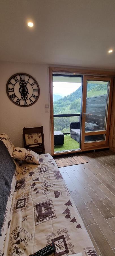 Huez Studio Uissan Pour 5 Personnes A Cote Des Pistes מראה חיצוני תמונה
